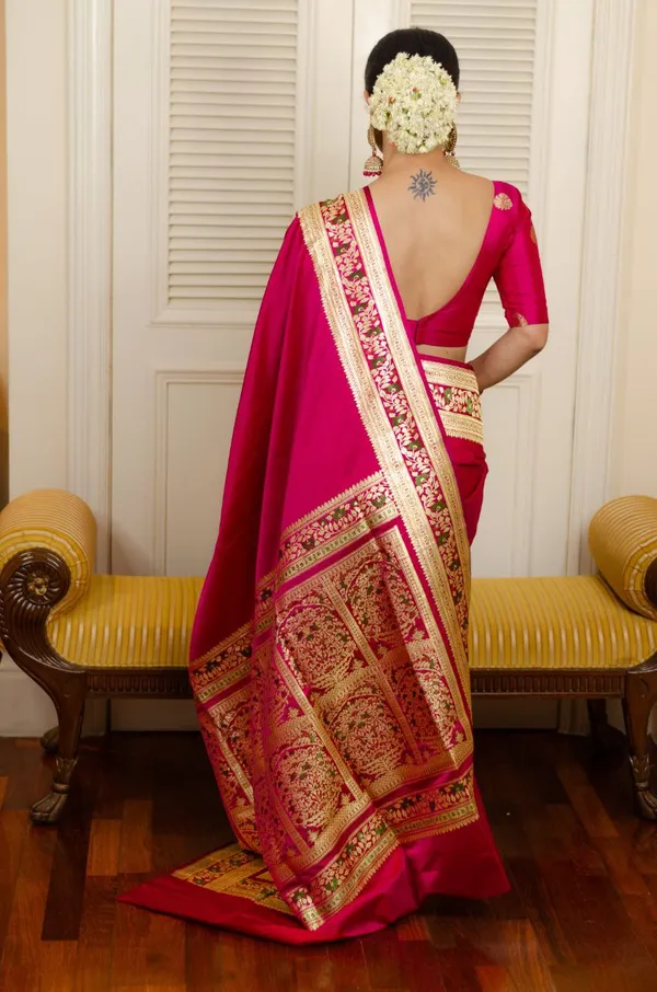 PINK_PURE_BANARASI_SAREE